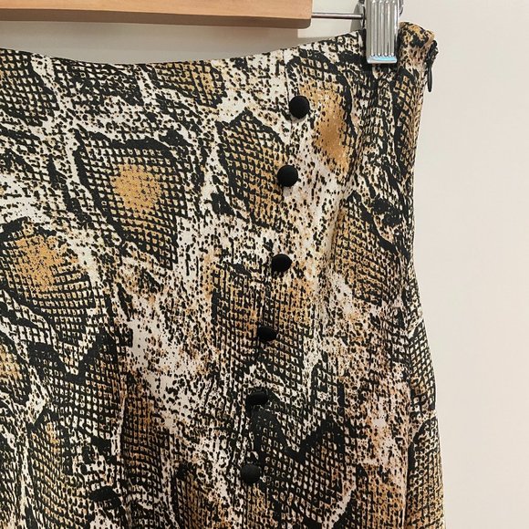 Zara satin-effect midi skirt - size S - Picture 2 of 4